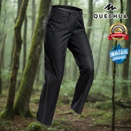 Rain Pants/Waterproof Pants For Women (Waterproof Coating 10 000 Mm.) Model MH500 (Black) QUECHUA