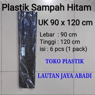 Ready plastiksampah,trash bag, plastik hitam,kantong plastik sampah 90x120