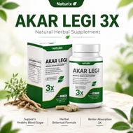 9.9 MegaSales - Naturix Akar Legi 3X Premium Herbal Formula | 30s Original