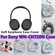 READY STOCK! For Sony WH-CH720N Headphone Case Cartoon Fresh Style Minnie for Sony WH-CH720N Headset