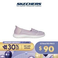 Skechers Women Slip-Ins On-The-GO Flex Top Notch Shoes - 136543-LAV Air-Cooled Memory Foam Breathable