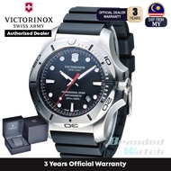 [Official Warranty] Victorinox Swiss Army 241733 Men's I.N.O.X. Professional Diver Black Dial Black Silicone Strap Watch (watch for men / jam tangan lelaki / victorinox swiss army watch for men / victorinox swiss army watch / men watch)