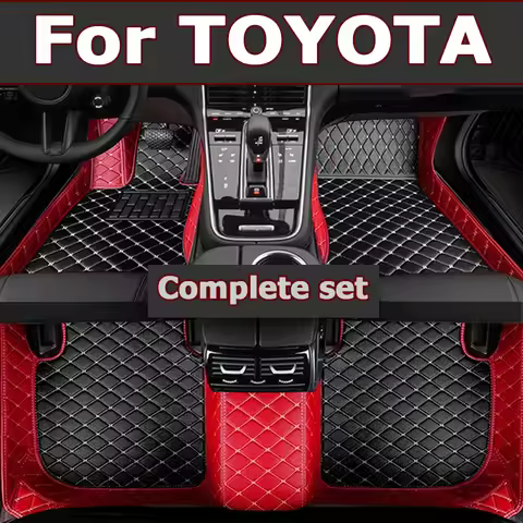 Car Floor Mats For TOYOTA Venza HIACE 2seat Innova MR2 Rush Celica Raize LJ-73 Wigo YARiS L Car Acce