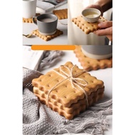 Wooden biscuit coaster wooden coaster