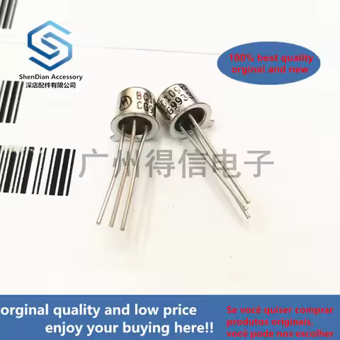 10pcs 100% orginal new BC109B BC109 TO-18 npn sisicon transistor real photo