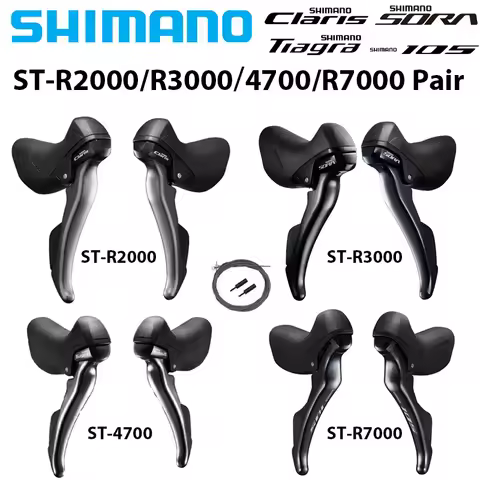 Shimano Claris R2000 SORA R3000 TIAGRA 4700 105 R7000 STi 2x8/9/10/11 Speed DUAL CONTROL LEVER Left 