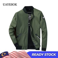 UAYESOK-🔥Ready Stock🔥 2021NEW Hot outdoor autumn Jacket Men's Waterproof Hoodie Jaket lelaki Windbreaker Jackets men outerwear M-4XL