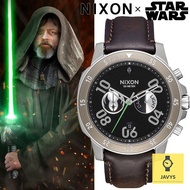 NIXON Watch Star Wars Jedi Ranger Chrono / A940SW2377 / Chronograph / Leather Strap / Black Brown / 