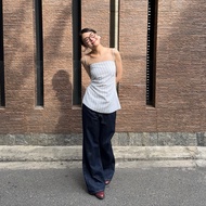 Diagonal striped halter top - Aufra studio