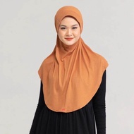 Dauky Bergo Polos Bahan Kaos Nyaman