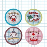 歡樂度假小狗圓形滑鼠墊電競游戲辦公滑鼠墊滑鼠墊