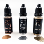 酒精墨水-金屬顏料- alcohol ink-金屬色-大容量20ml