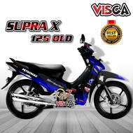 Decal Supra X 125 Lama Modif Keren Stiker Supra X 125 Lama Full Body Striping Supra X 125 Lama Varia