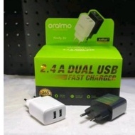 ORAIMO OCW E67DP dual usb adapter travel charger fast charging 2 usb dragonfly 2U
