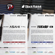 BlackRabbit TAKUMI & ASAHI Two Tone Candy Black Rabbit Exodus UL Ultralight Rod
