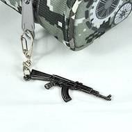 AK-47 / AK47 Machine Gun Metal Gun Rifle Keychain - Military Gift or Souvenir