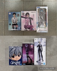 [EVA]碇真嗣/真希波/綾波麗/渚薰 - 新世紀福音戰士 Evangelion- SEGA SPM/Qposket/Luminasta /一番賞 D賞