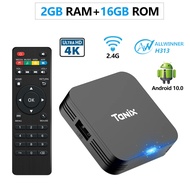 HOT Android TV BOX Tanix TX1 Allwinner H313 Quad Core Android10 WIFI 2.4G 4k Multi Language Streamin
