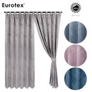 Eurotex, Dim Out Curtain, Block 90% Sunlight, 3 Ways Hanging Options (1 Piece) SXTC108