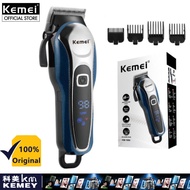 Kemei Barber Powerful Hair Clipper LED Professional Hair Clipper for Men Electric Hair Cutter