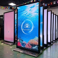 75" 100" 55 inch indoor touch screen lcd outdoor advertising totem kiosk CMS software led display di
