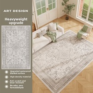 QINGGENGNONG | Vintage Persian Style Waterproof Washable Rug