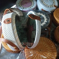 SB2 Rattan Bag / Rattan Bag / Bali Round Women's Rattan Bag / Rattan Bag