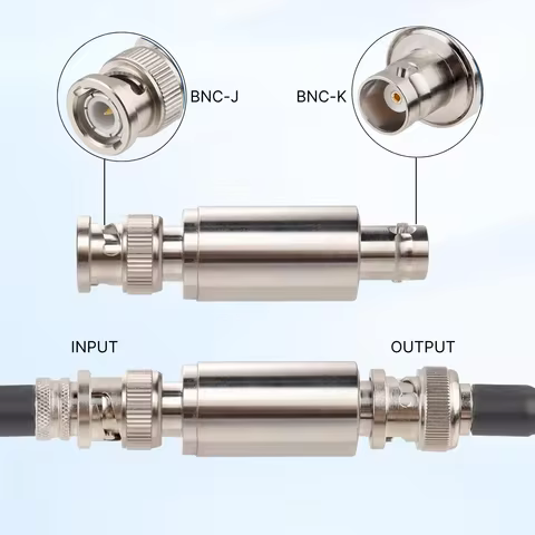 2W BNC-JK Male to Female Q9 RF Fixed Attenuator 50 Ohm for Ham Radio DC-3GHz/4GHz with Attenuation O