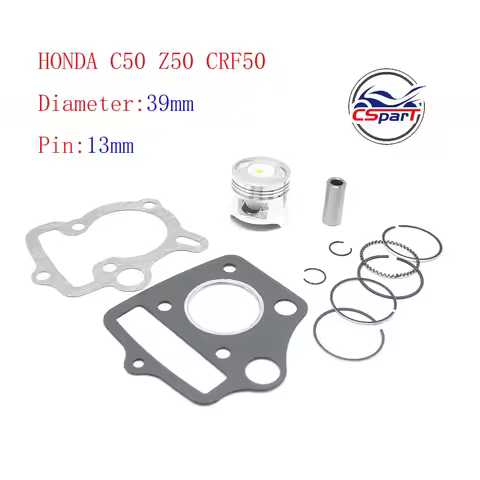39MM 13MM PISTON GASKET RING KIT For HONDA CRF50 XR50 Z50 Z50 JH50 C50 50CC DIRT BIKE TRAIL