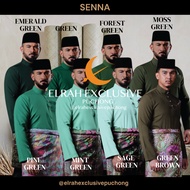 NEW DESIGN 2025 EDITION (FREE SAMPIN & 4 LAGI BARANG FREE) BAJU MELAYU ELRAH EXCLUSIVE SENNA SLIMFIT
