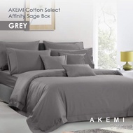AKEMI Affinity Sage Box Fitted Bedsheet Set 880TC (Super Single/Queen/King)