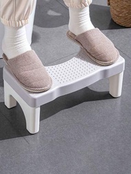 1入摺疊式蹲便器椅，適用於兒童和成人的家庭浴室腳凳，防滑浴室馬桶凳