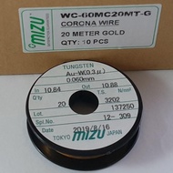 WAYER MESIN FOTOCOPY / CORONA WIRE 0.060MM 20M GOLD MIZU