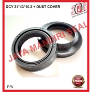Oil Seal Dcy 31X43X10,3 31*43*10,3 31-43-10,3 31 43 10,3 &amp; Tutup Abu