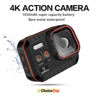 Action Camera 4k60fps Wifi Anti-goncang Action Camera Dengan Skrin Kawalan Jauh Kalis Air Perakam Pe