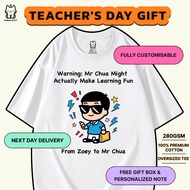 Teachers Day Gift Set Customised Tshirt 100% Cotton | teacher day gifts ideas | teacher gift