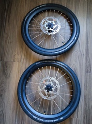 20吋 406 鋁軨 Schwalbe Kojak Shimano 輪組 vello rocky titanium 原裝