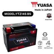 YTZ14S-BS YTZ14S YTZ14 YUASA MONFA BATTERY YAMAHA BOLT XV950 VMAX 1700 / HONDA CB1100 VFR1200 / BMW