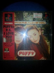 PlayStation PS PS1 PSONE Game Puffy p.s I Love You ESPM 70003 Epic Records 對應Guncon