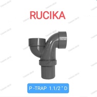Rucika 1.1/2" DP-TRAP 1.1/2" D / P-TRAP 1,5" D