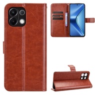 Luxury Crazy Horse PU Leather Casing Oppo K12S 5G Flip Cover Oppo K13 5G Lanyard Card Holder Wallet 