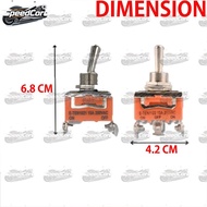 UNIVERSAL SWITCH TOGGLE 2WAY / 3WAY SWITCH FOR MOTORCYCLE