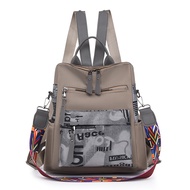 Fashion Famous Women er Backpack Anti Theft Waterproof Backpack  Large Capacity Oxford Cloth Fabric School Bag brown One