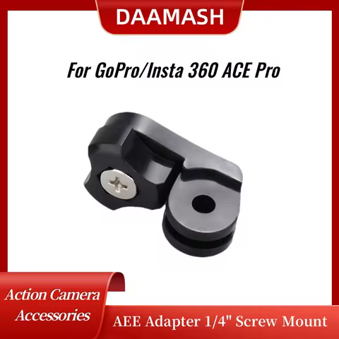 Camera Bridge Adapter for Gopro Mounts 1/4 inch Screw Hole for Mini Cam Action Camera HDR AS20 AS30V