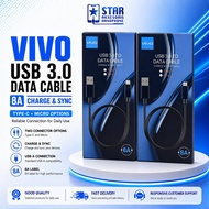 VIVO 8A USB3.0 TO USB Data CABLE 8A Fast Charging Data CABLE VIVO Charger CABLE