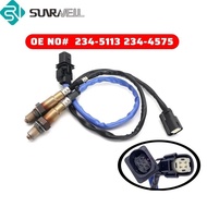 2PCS Upstream+Downstream Oxygen Sensor 234-4575 234-5113 For Ford Focus 2012-2014 Fusion 2013-2014 B