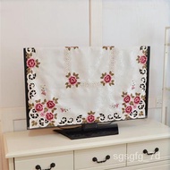 YQ17 TV Cover65Inch55Inch50Inch42Inch32Inch Dust Cover Cloth Lace Fabric European LCD TV Cover