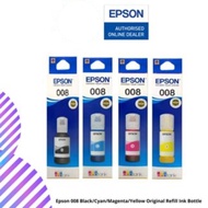 Epson 008 Black/Cyan/Magenta/Yellow Original Refill Ink Bottle
