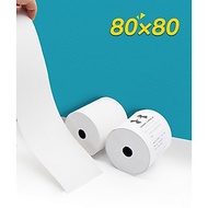 Combo 5 cuộn giấy in nhiệt Oji K80x80 (80mm x 80mm) Chuyên dùng in bill, in hóa đơn bán hàng shop on