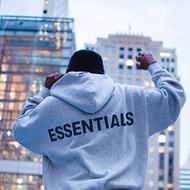 เสื้อฮู้ดผู้หญิง FOG High Street ฤดูใบไม้ร่วง/ฤดูหนาว พิมพ์ลายสะท้อนแสง แฟชั่น BF ลำลอง เสื้อคลุมกัน